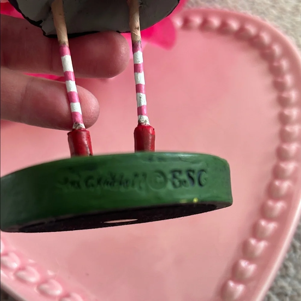 Lori Mitchell Charming Girl Figurine with Red Umbrella - Picture 3 of 4